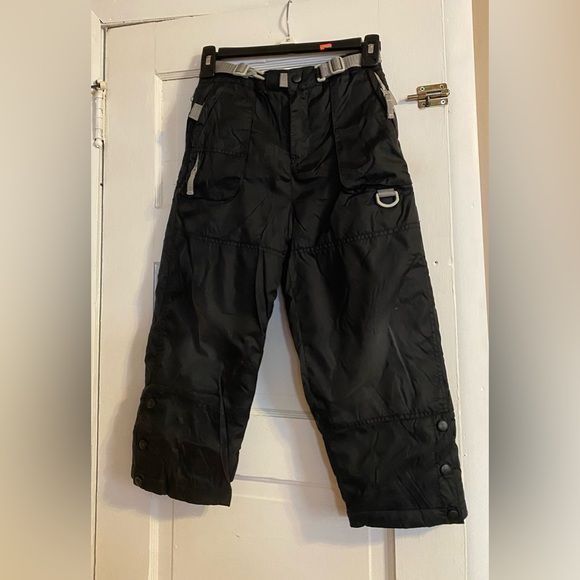 Athletech Boys Black Insulated Snow Pants size 6/7 - Picture 1 of 11